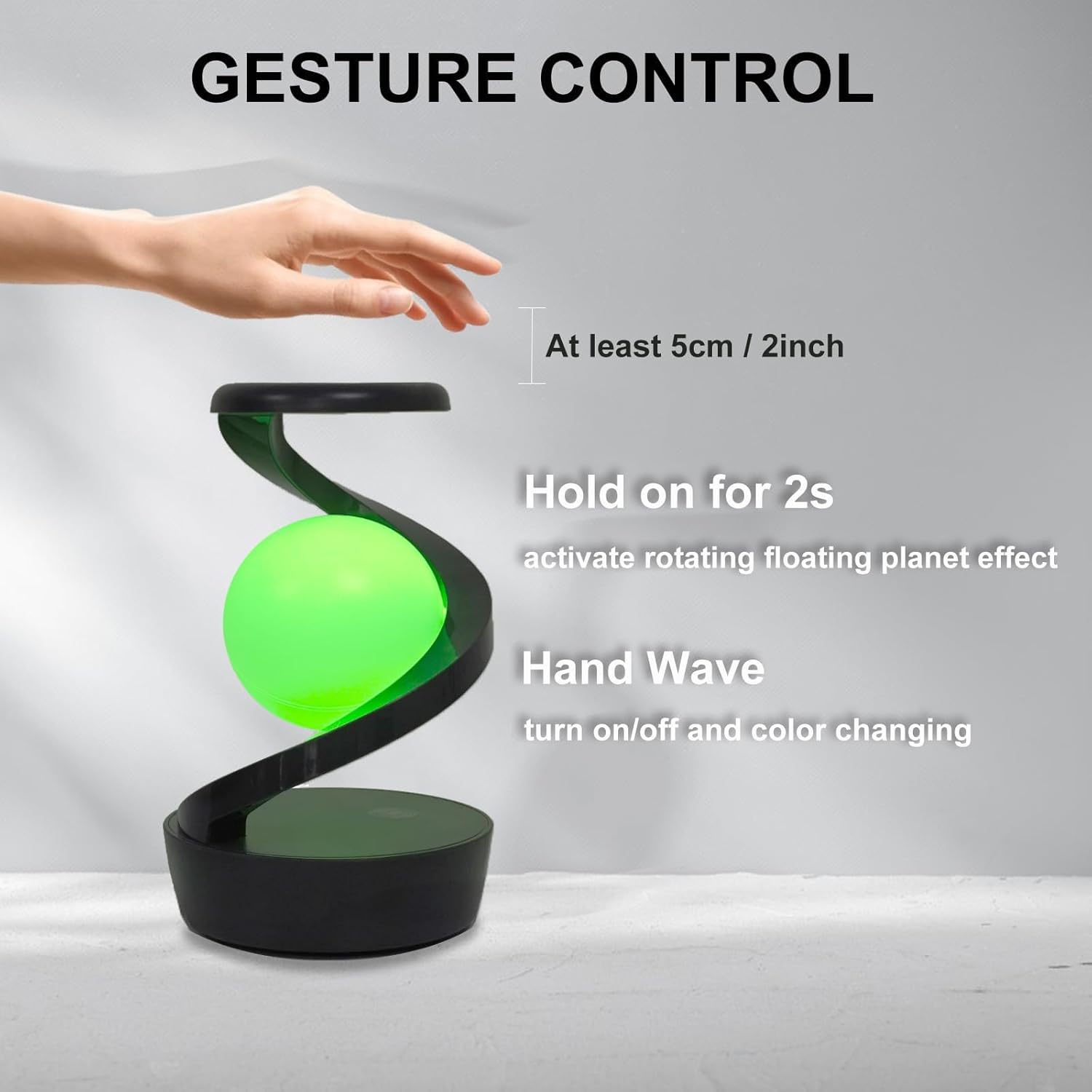 LED 360° Spiral Rotating Desk Lamp