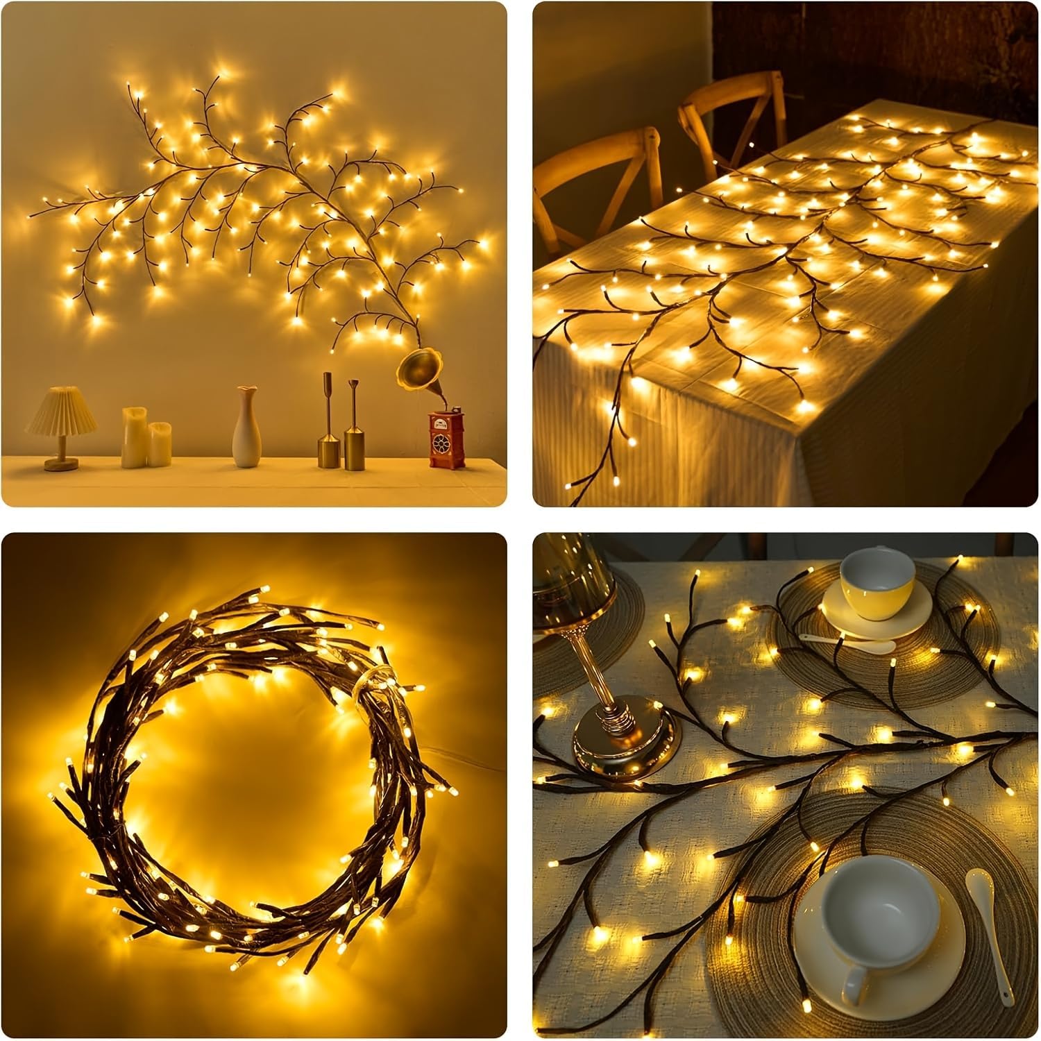 Willow Vine Lights for Wall