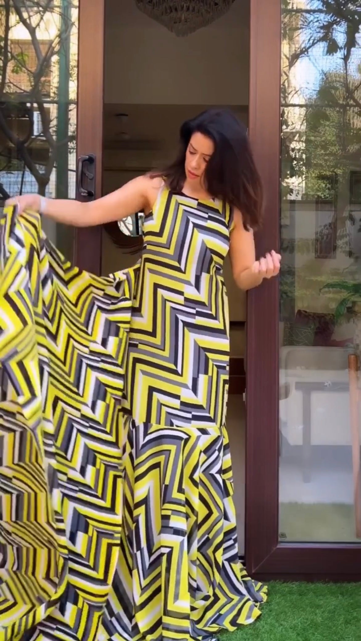 Gown Style Saree - New Style In World, Ready to wear Indian saree in Gown Style, Anarkali Saree Style, Readymade Full Saree In Gown Look