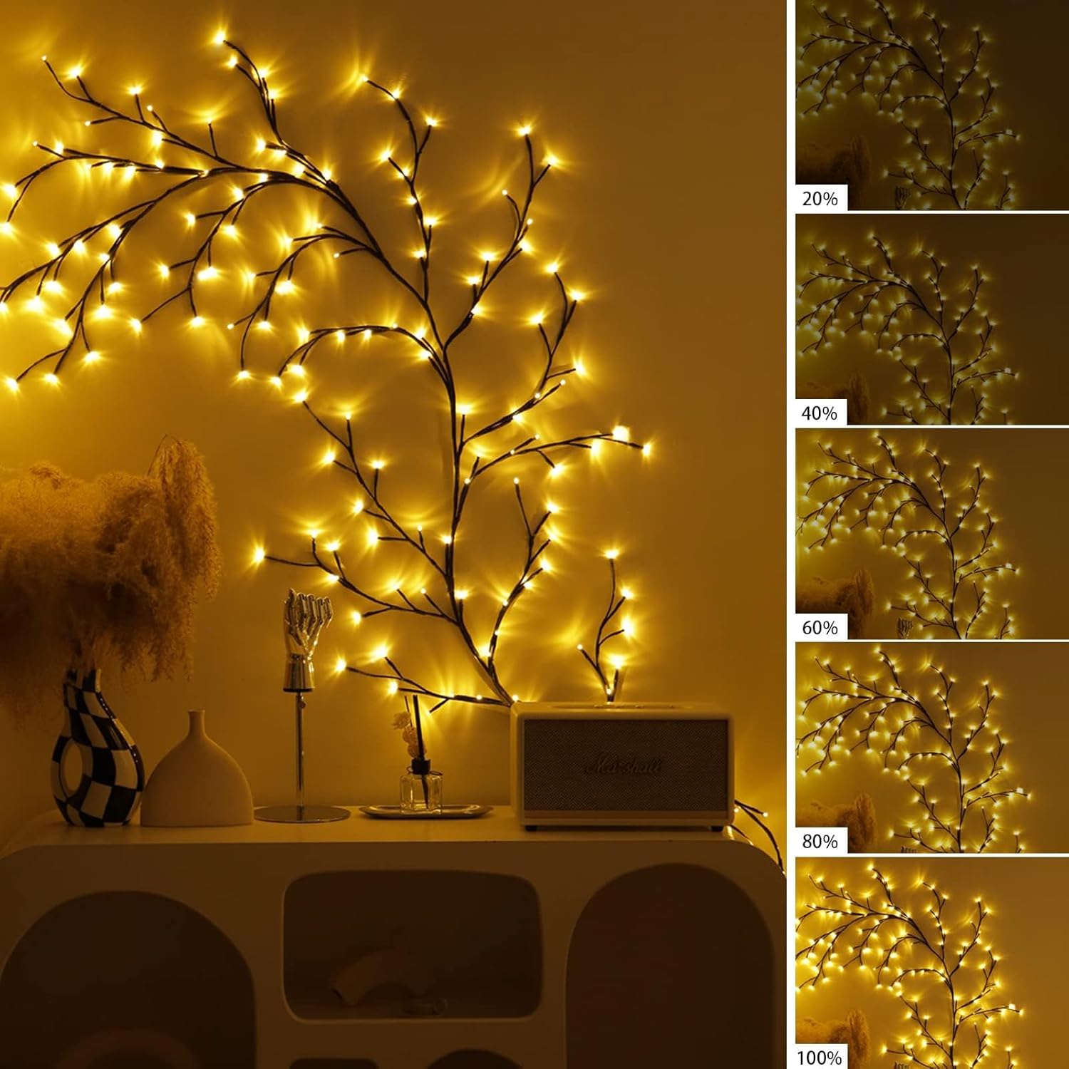 Willow Vine Lights for Wall