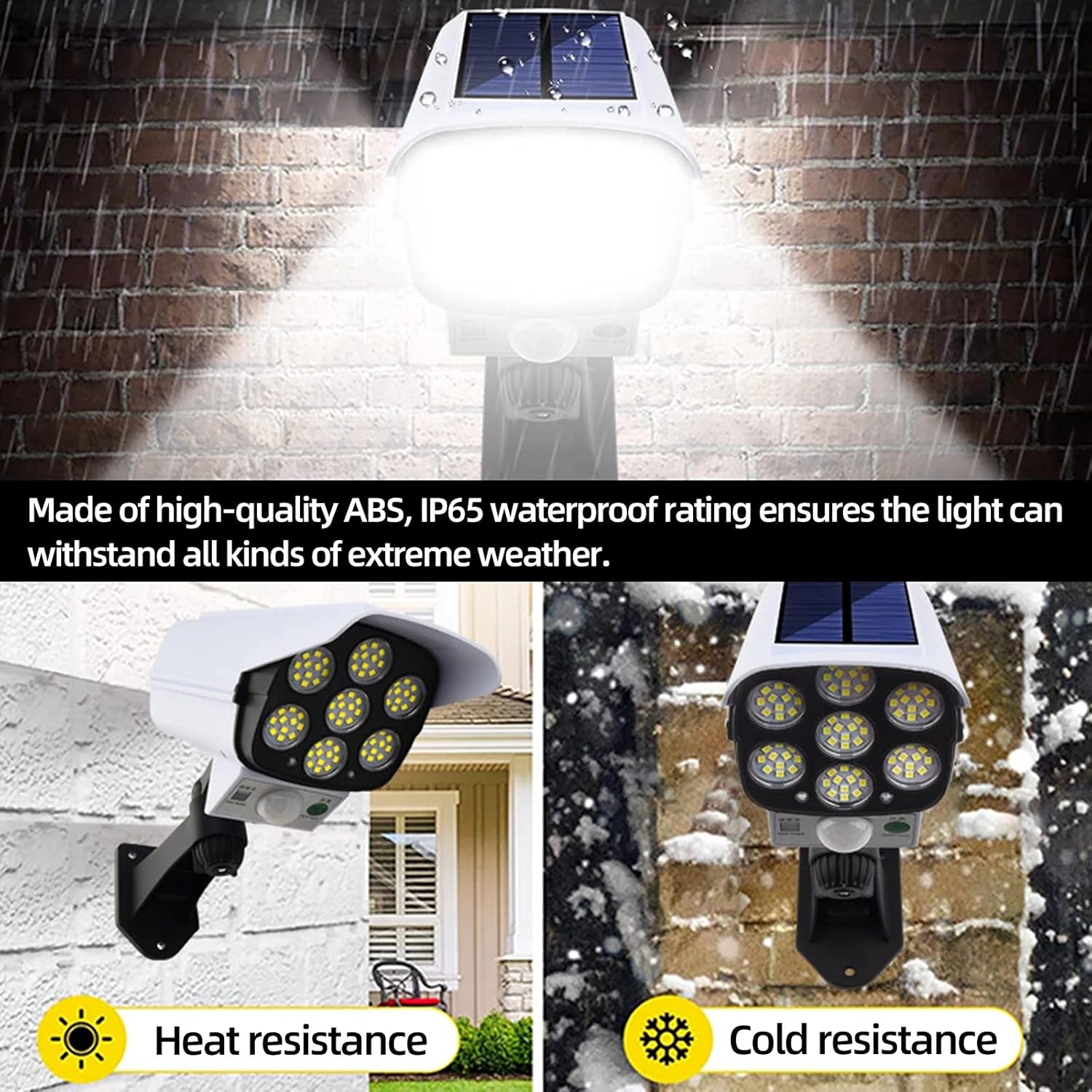 Solar Security Light Dummy Camera